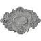 Ekena Millwork Kinsley Flowing Leaf Ceiling Medallion, 30 3/8"W x 20 3/4"H x 1"P, Ultra Pure White Crackle CM30KIUWC - alternate 1